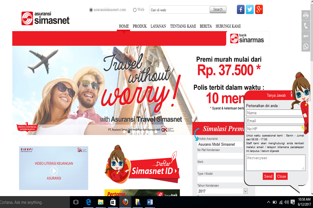 APLIKASI ASNET DARI SIMASNET