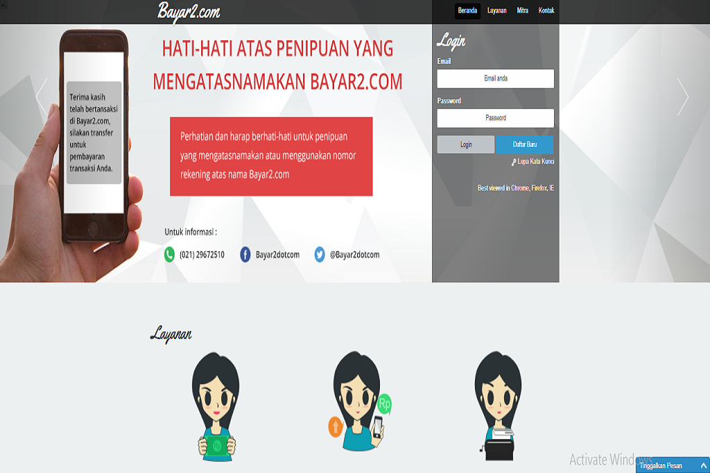 ATUR SENDIRI TRANSAKSI KEUANGAN ATAU BISNIS ANDA LEWAT BAYAR2.COM