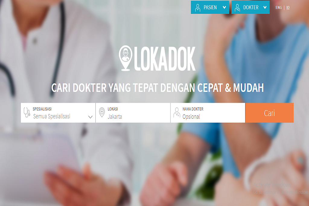 TEMUKAN DOKTER PILIHAN ANDA MELALUI LOKADOK