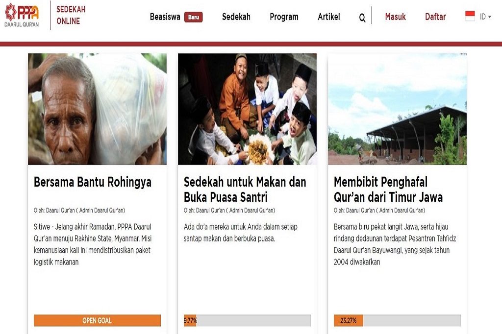 sedekah online picture