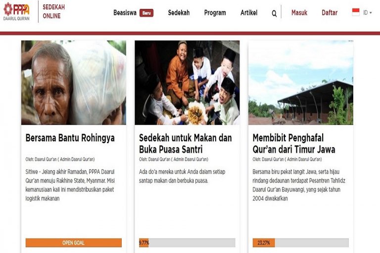 Sedekah Online Memudahkan Donasi