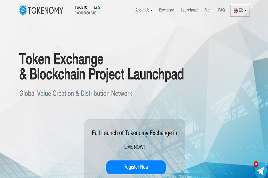 Tokenomy Exchange picture