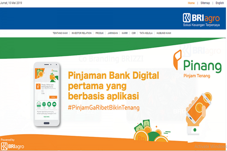 BRI Agro, Bank Nasional Dengan Produk Fintech