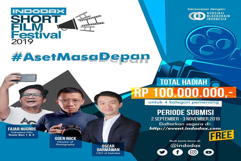 Indodax menggelar festival film pendek berhadiah hingga Rp 100 juta