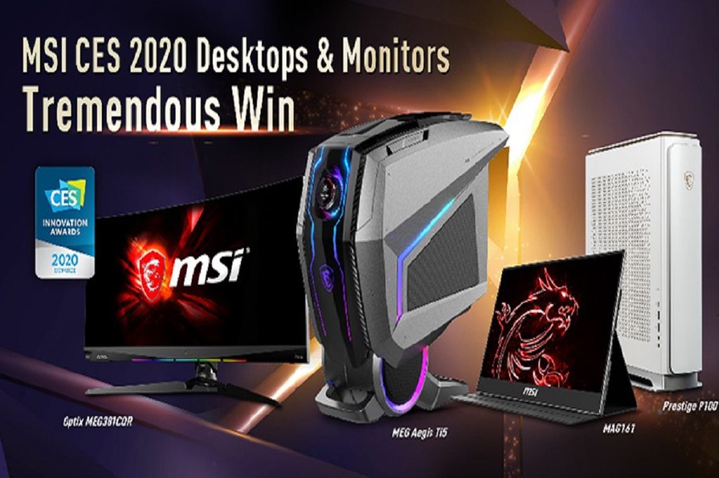 MSI meraih penghargaan di CES 2020