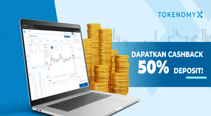 Tokenomy bagikan cashback