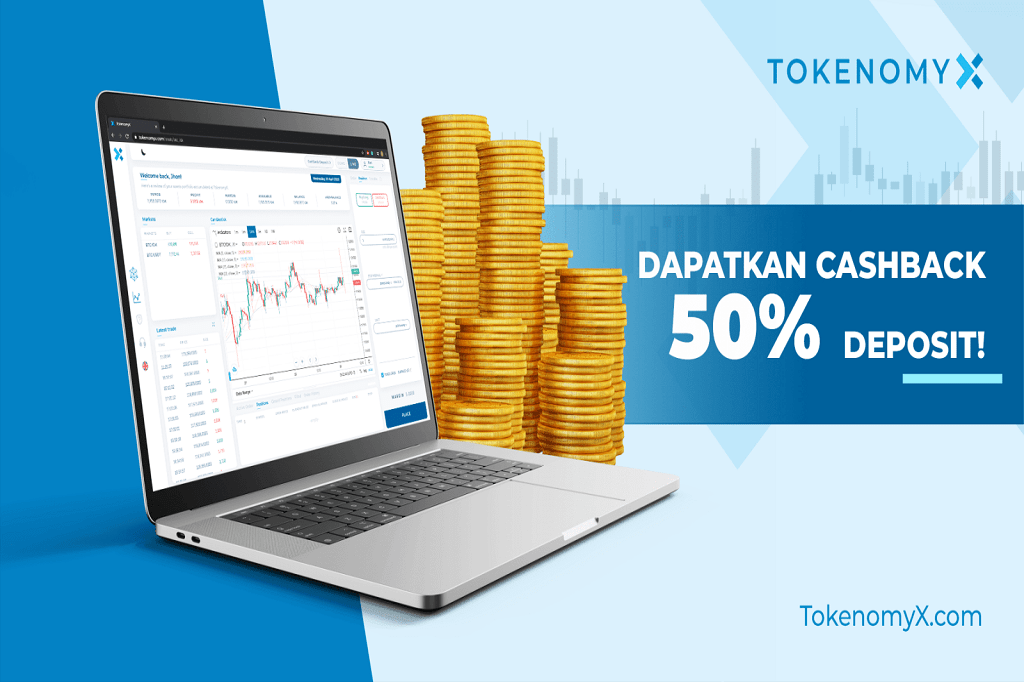 Tokenomy bagikan cashback