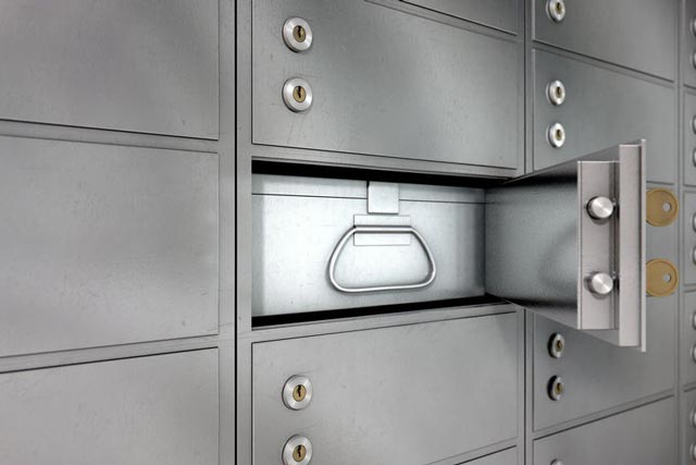 safe deposit box