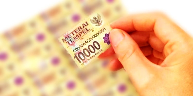 Kini Transaksi Besar Cukup Dengan Meterai Digital Rp10.000