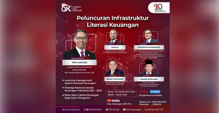 OJK Luncurkan Strategi Nasional Literasi Keuangan 2021-2025