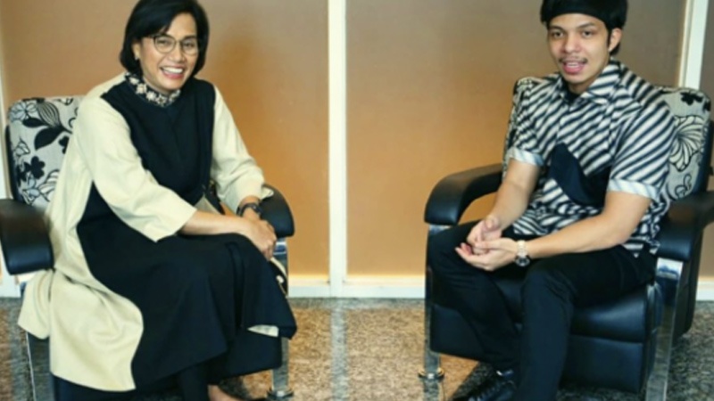 Sri Mulyani dan Atta Halilintar