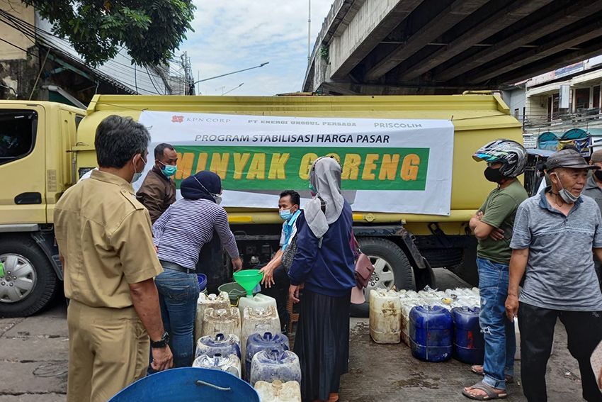 distribusi minyak goreng curah