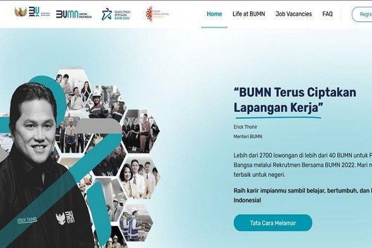 rekrutmen bersama bumn 2022