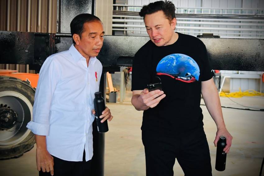 Jokowi Elon Musk