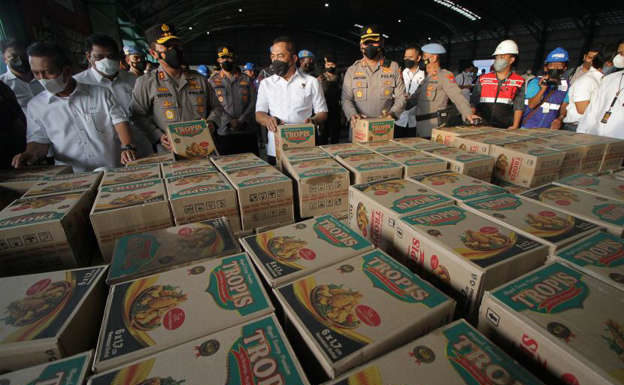 Polisi Gagalkan Penyelundupan Minyak Goreng ke Timor Leste, Jumlahnya 3 Kontainer 