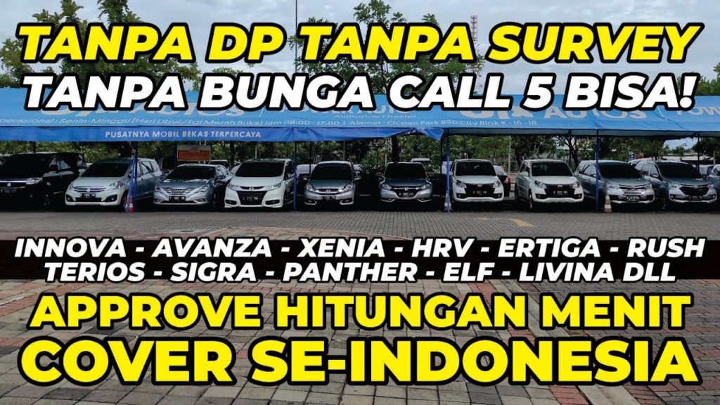 kredit mobil bekas tanpa dp