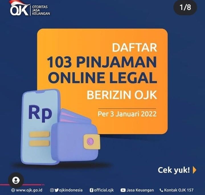 Daftar Pinjaman Online Berizin OJK per Maret 2022