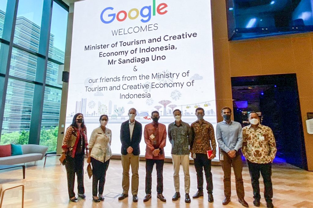 Sandiaga Uno Kunjungi Google di Singapura