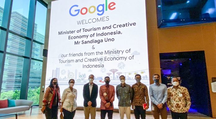 Sandiaga Uno Kunjungi Google di Singapura