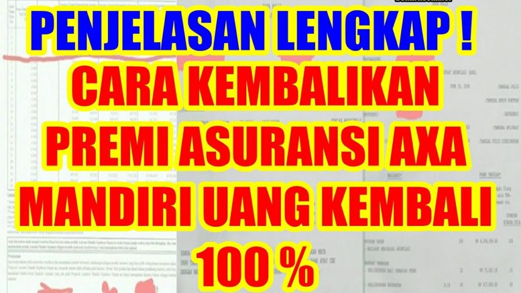 pengembalian premi axa mandiri