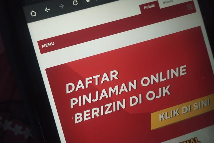 Pinjaman online resmi versi OJK