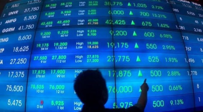 top gainer saham hari ini