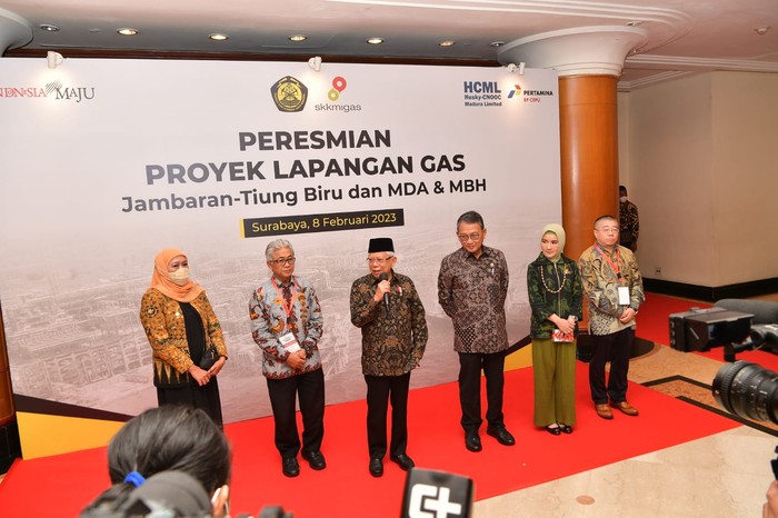 wapres produksi gas