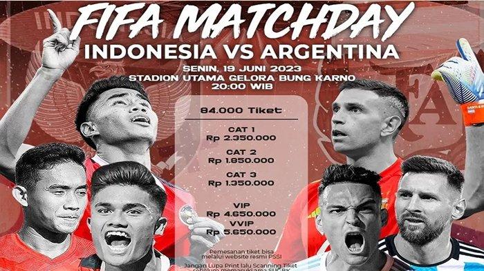 Cara Beli Tiket Indonesia vs Argentina via BRI