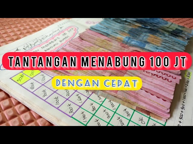 Cara Menabung 100 Juta