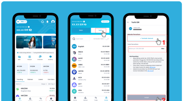 Cara Penarikan Saldo di INDODAX