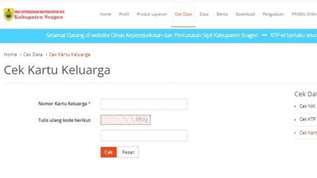 Cara Mengecek Nomor Kartu Keluarga Online: Ini Langkah-Langkahnya