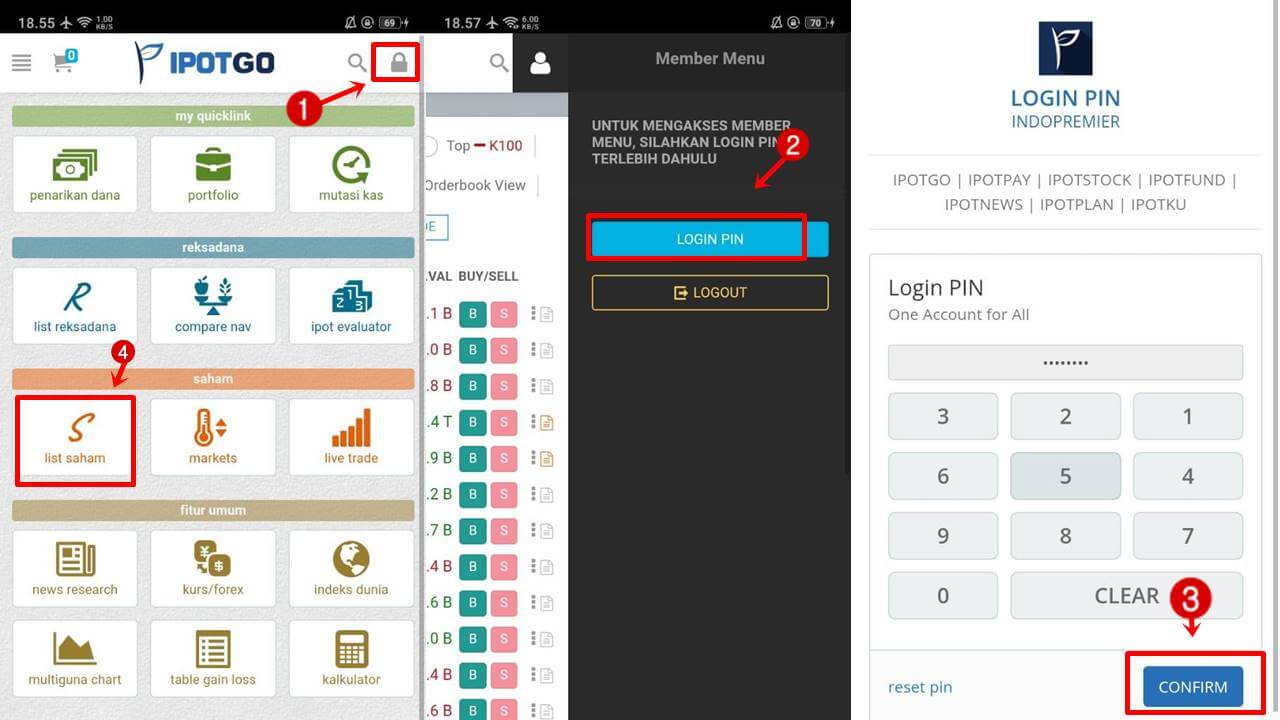 tips jual saham ipot