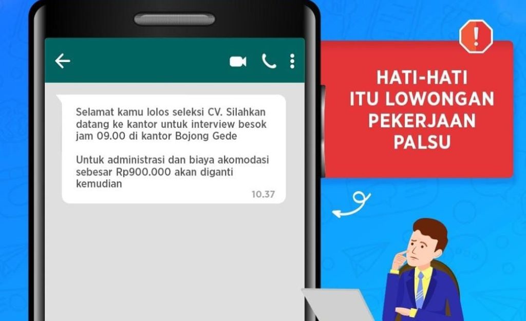 Modus Penipuan Lowongan Kerja, Kenali Ciri-Ciri Penipuannya