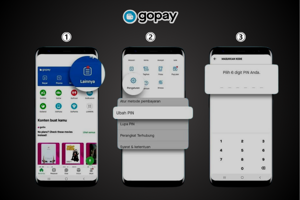 Cara Mengganti PIN GoPay