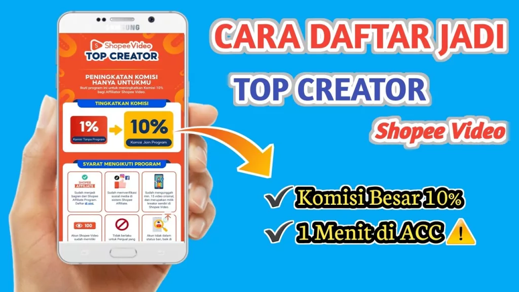 Cara Menjadi Top Creator Shopee