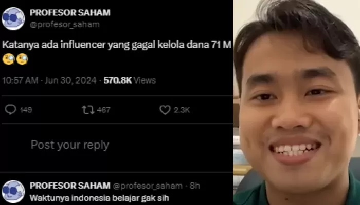 Pasar Modal Profil Ahmad Rafif Raya, Influencer Saham yang Gagal Kelola Rp71 M Download Apps CNN Indonesia sekarang https://app.cnnindonesia.com/