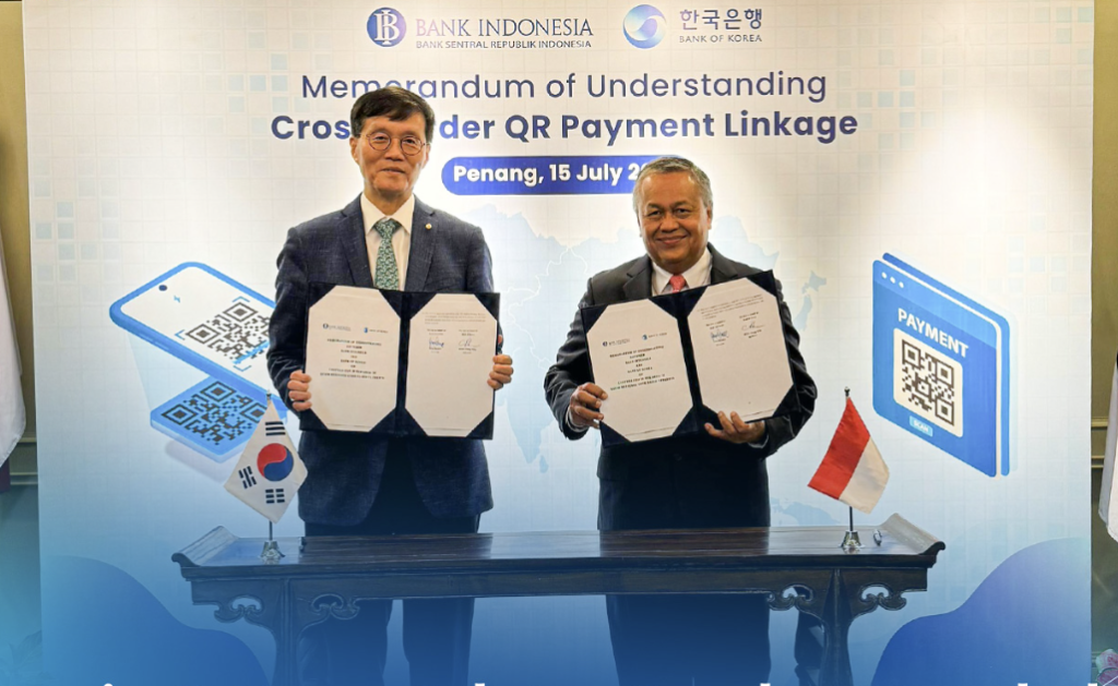 Bank Indonesia Menandatangani MoU/NK untuk QR Code Paymet Gateway