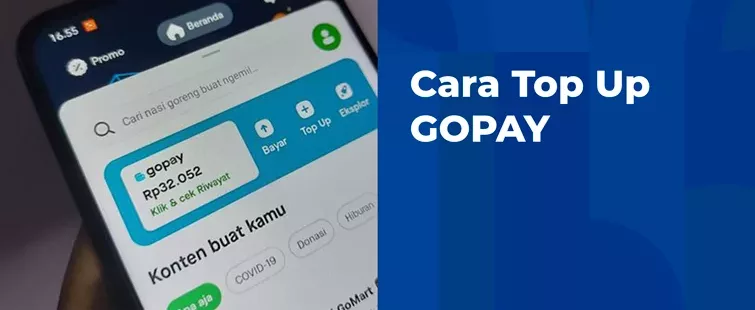 cara top up gopay