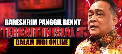 Benny Mengaku Sudah Berikan Data Inisial T Dalang di Balik Judi Online