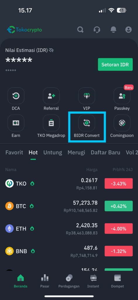 Tokocrypto Resmi Menghapus BIDR dari Platformnya