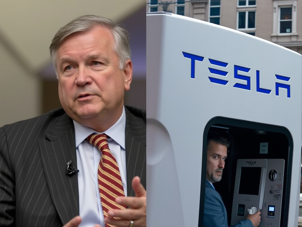 Wall Street Bergelut dengan Laporan Pendapatan: Tesla Naik, IBM Turun