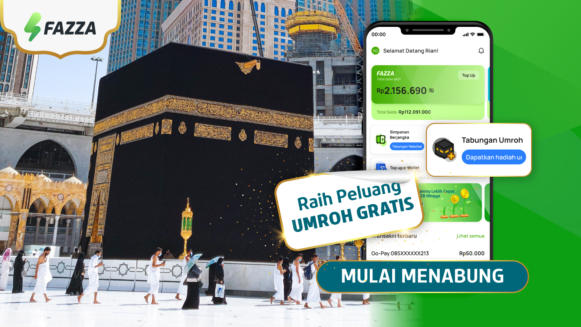 Fazza Tabungan Umrah