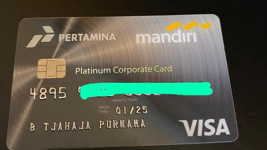 pertamina credit card