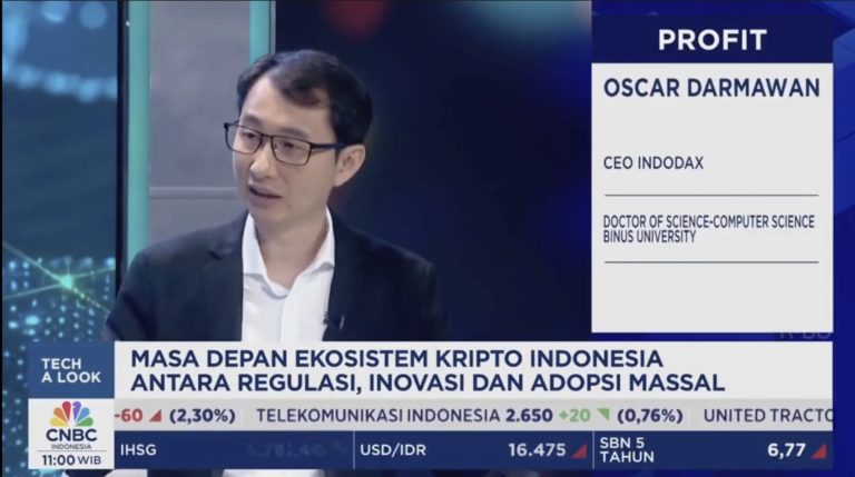 CEO Indodax Oscar Darmawan ngomongin soal industri kripto di Indonesia