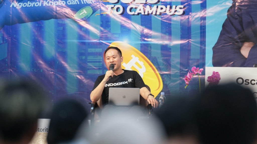 VP Marketing Indodax Antony Kusuma menjelaskan Bitcoin aset terbaik secara global