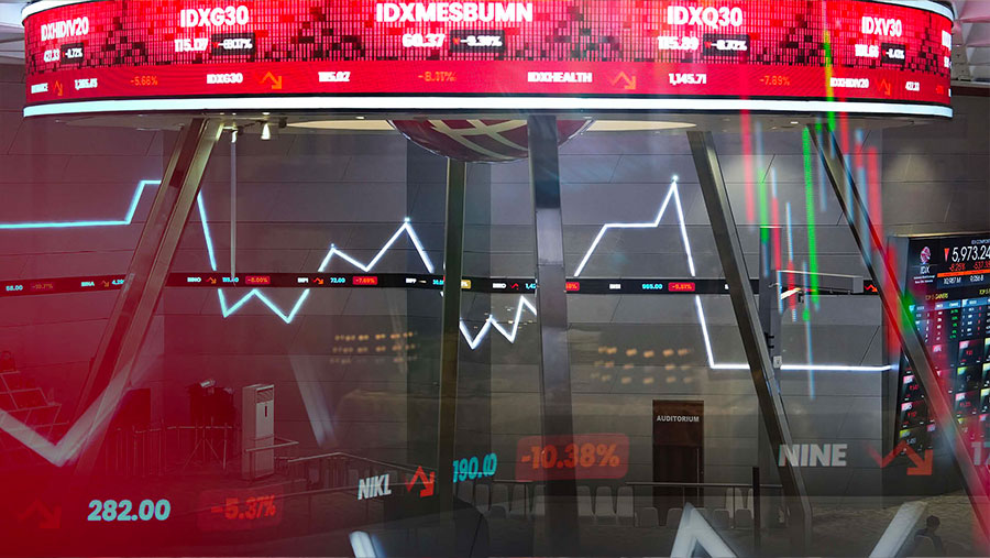 cara investasi saham saat harga turun