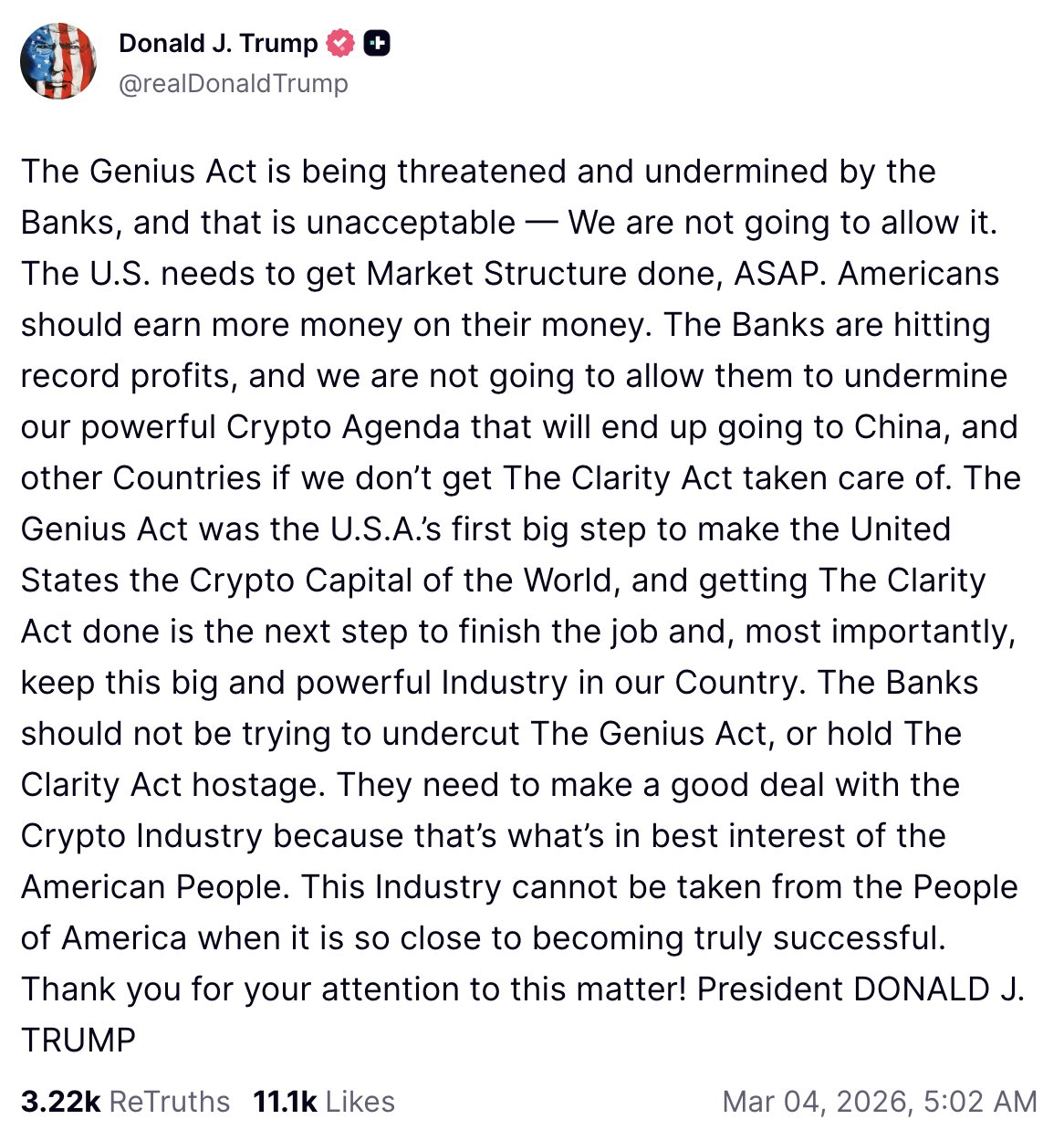 donald trump stabelcoin