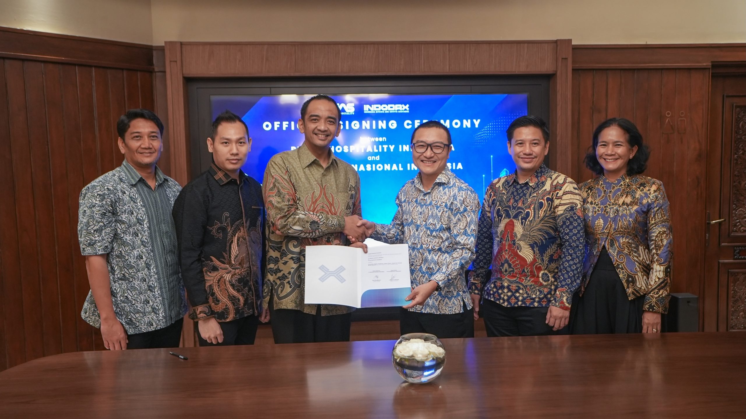 MOU Signing IAS Hospitality X INDODAX