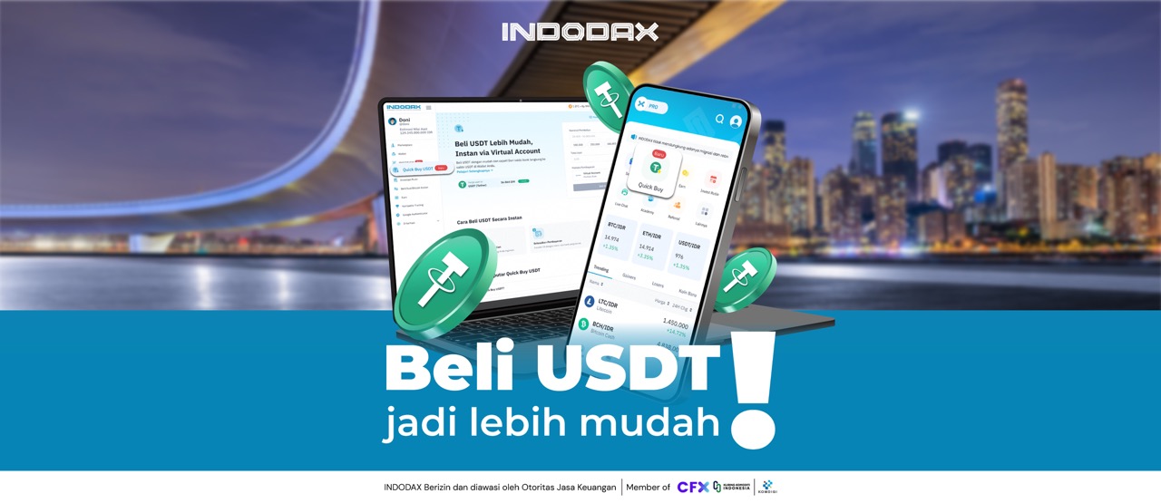 cara beli usdt di INDODAX