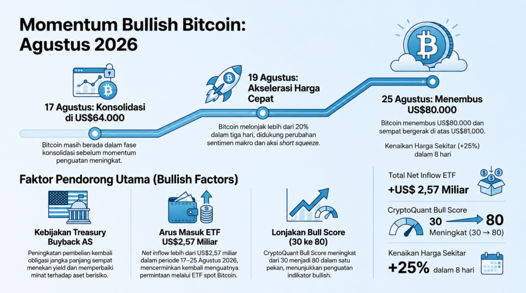 Infografis INDODAX - Momentum Bullish Bitcoin